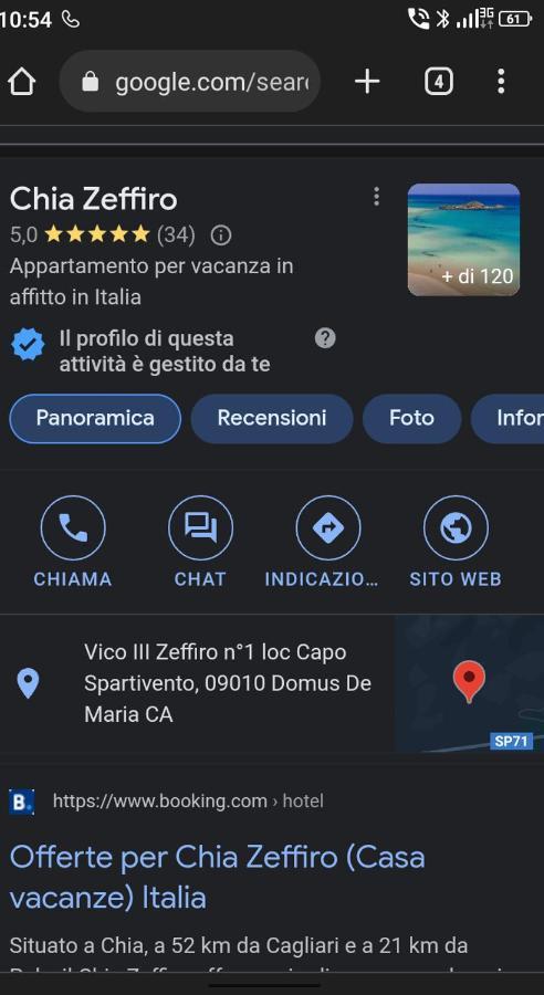 Вилла Chia Zeffiro Экстерьер фото